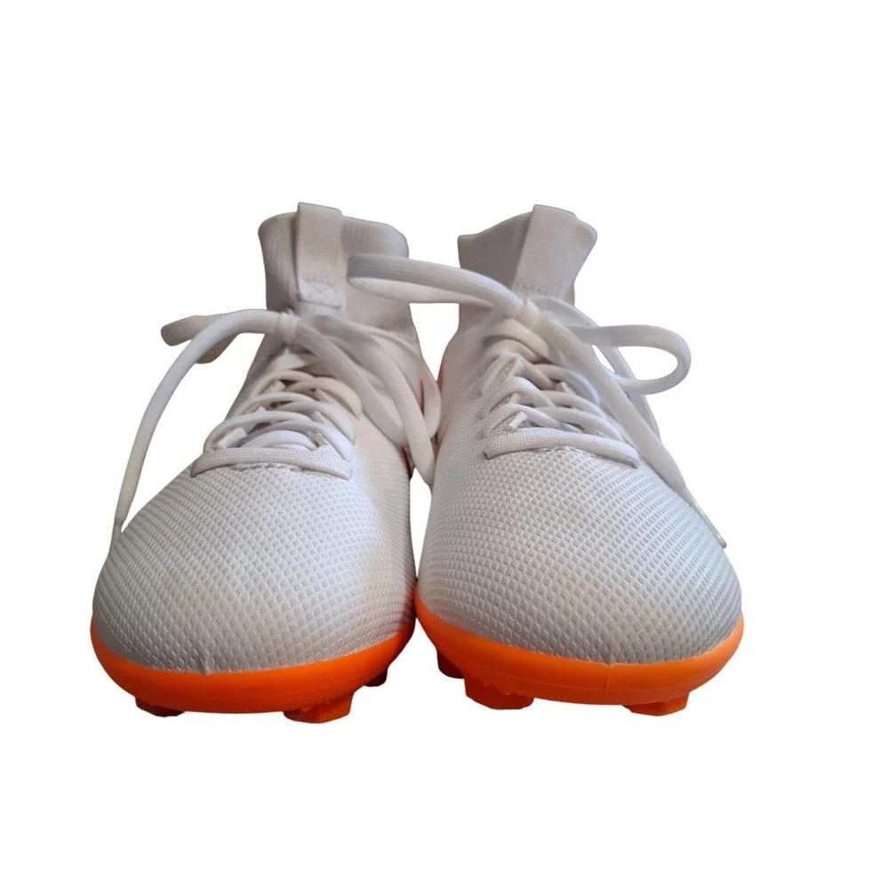 Nike Mercurial Superfly 6 Academy MG Kids Soccer Cleats White Orange AH7339-107